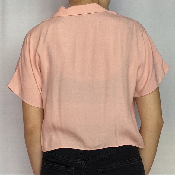 Wilfred pink tie-front blouse - Picture 2 of 8